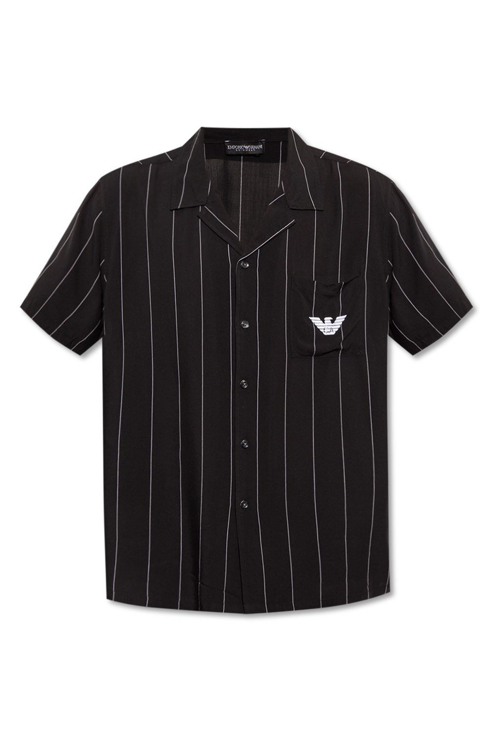 Black Shirt with short sleeves Emporio Armani Todos os fatos de